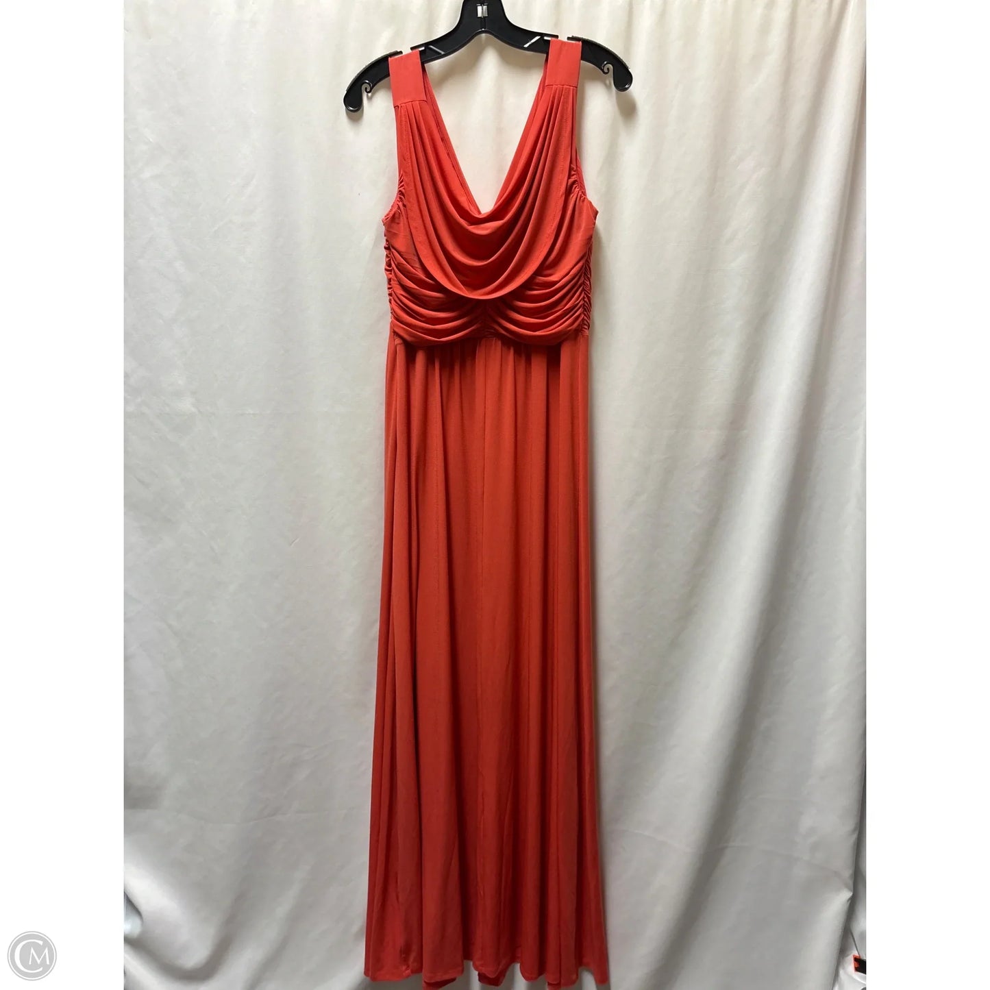 Dress Casual Maxi By Sangria In Peach, Size: L