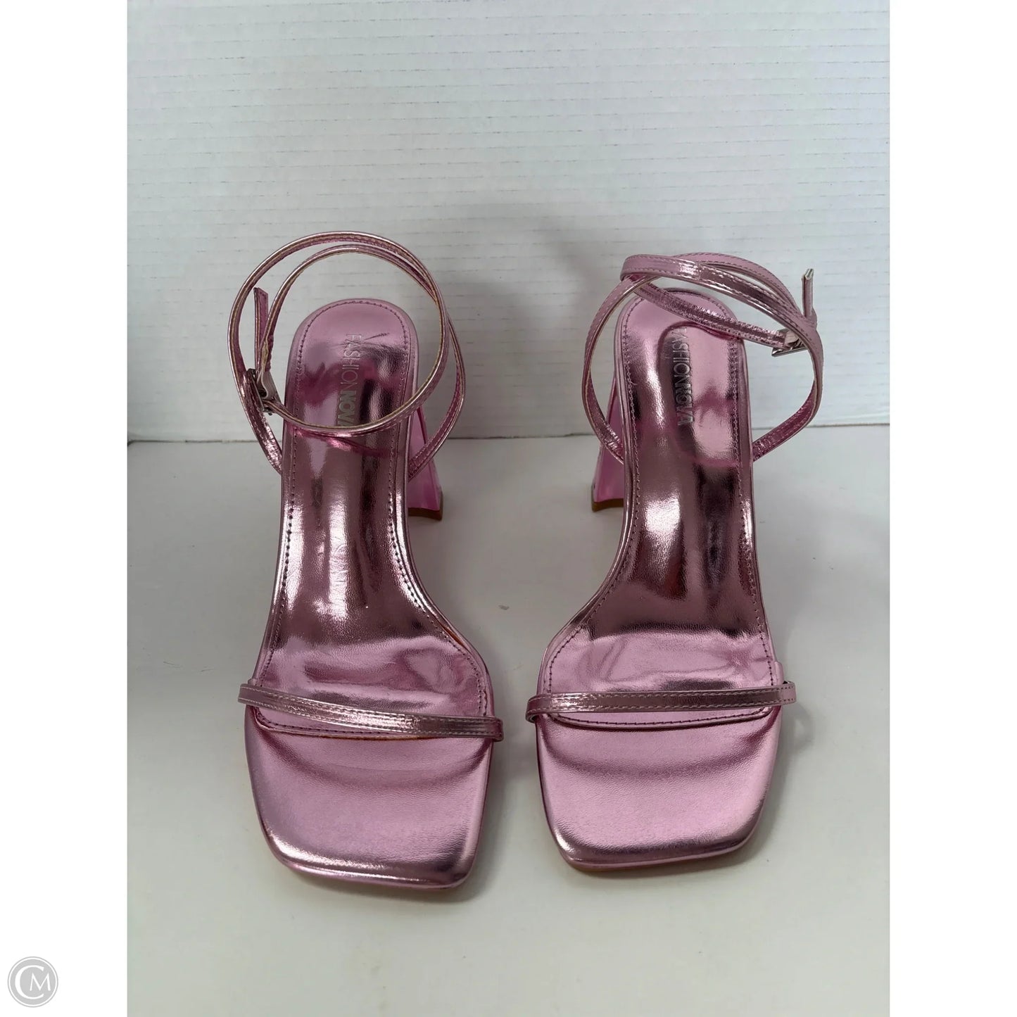 Shoes Heels Block By Fashion Nova In Pink, Size: 8