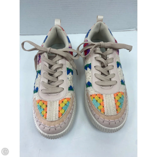 Shoes Sneakers By Clothes Mentor In Multi-colored, Size: 8.5