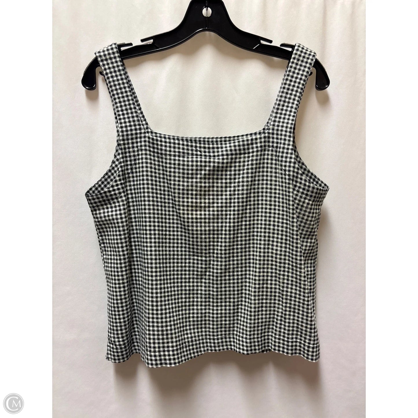 Top Sleeveless By A New Day In Black & White, Size: M