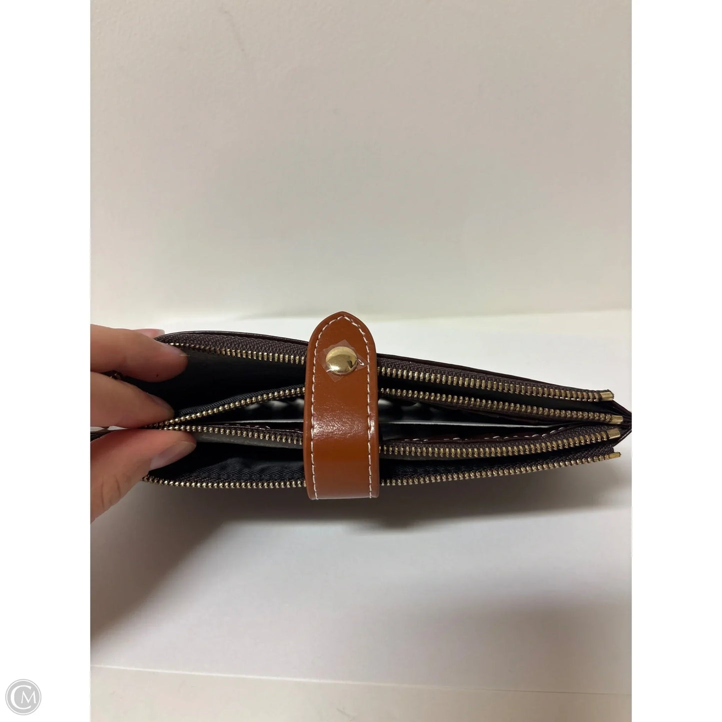Wallet Leather By Clothes Mentor, Size: Large