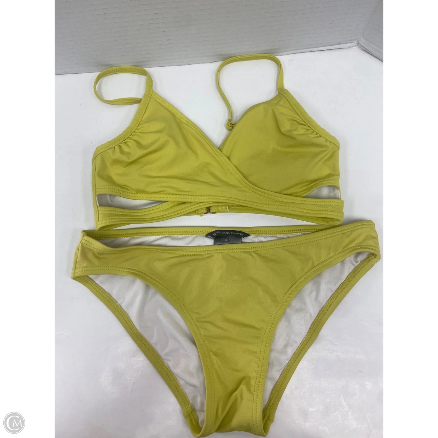 Swimsuit 2pc By Vince Camuto In Yellow, Size: Xs