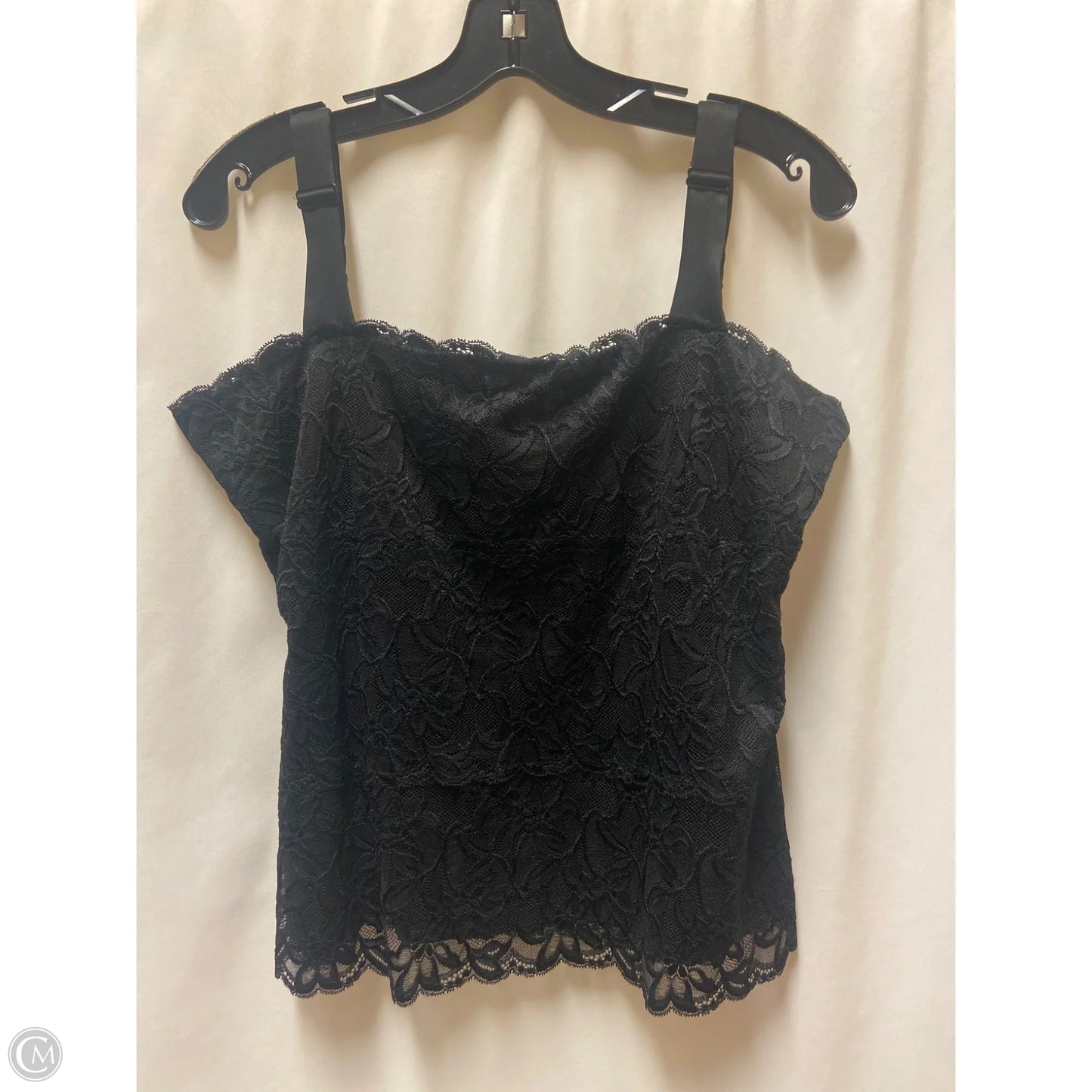 Top Sleeveless By Coldwater Creek In Black, Size: L