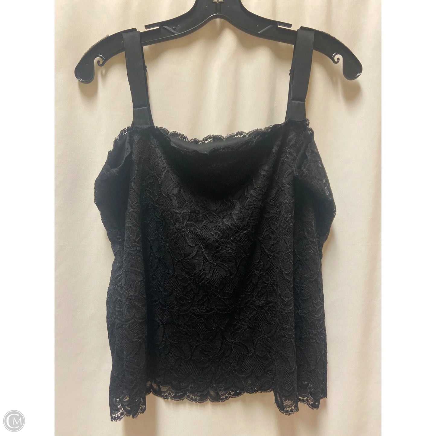 Top Sleeveless By Coldwater Creek In Black, Size: L