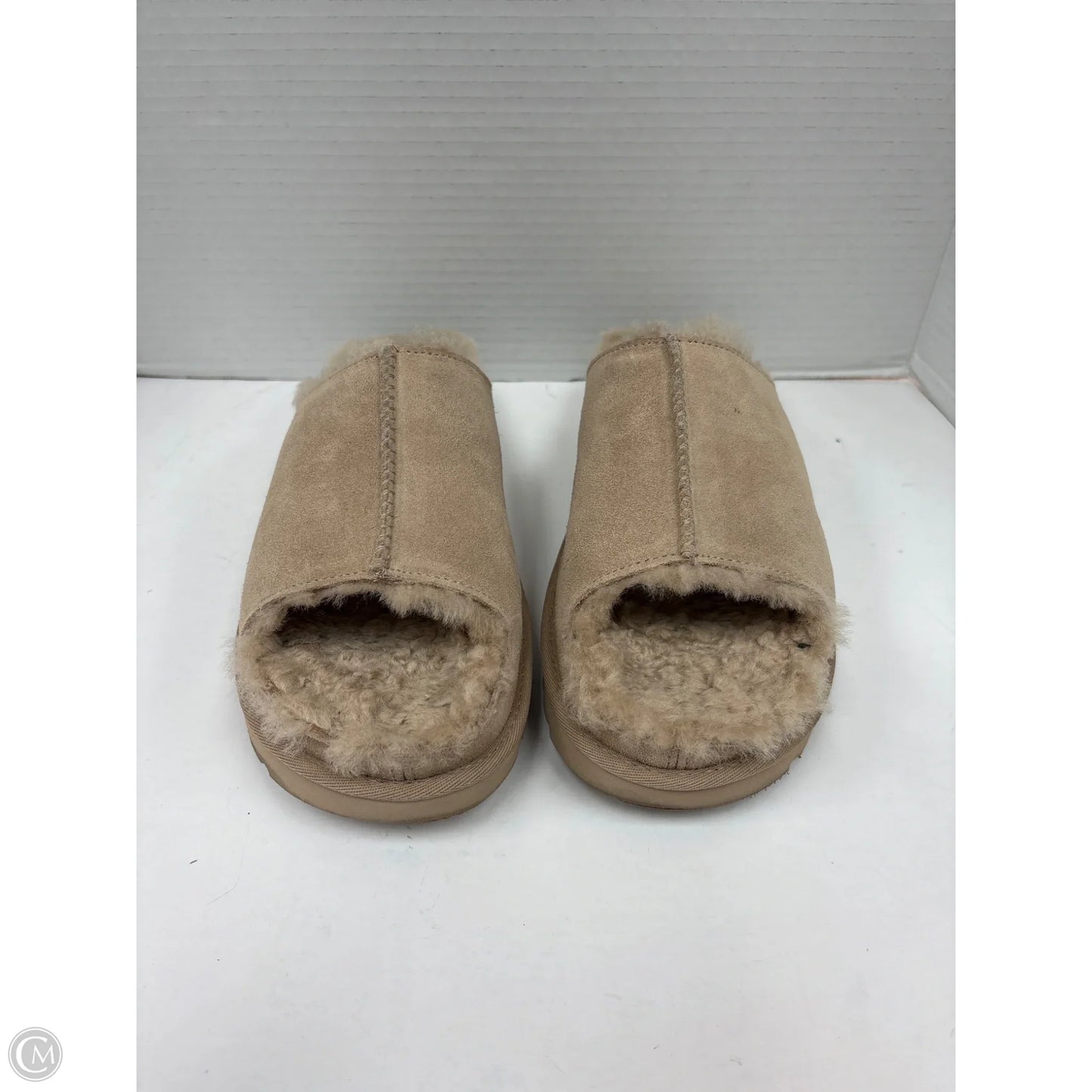 Sandals Designer By Ugg In Beige, Size: 9