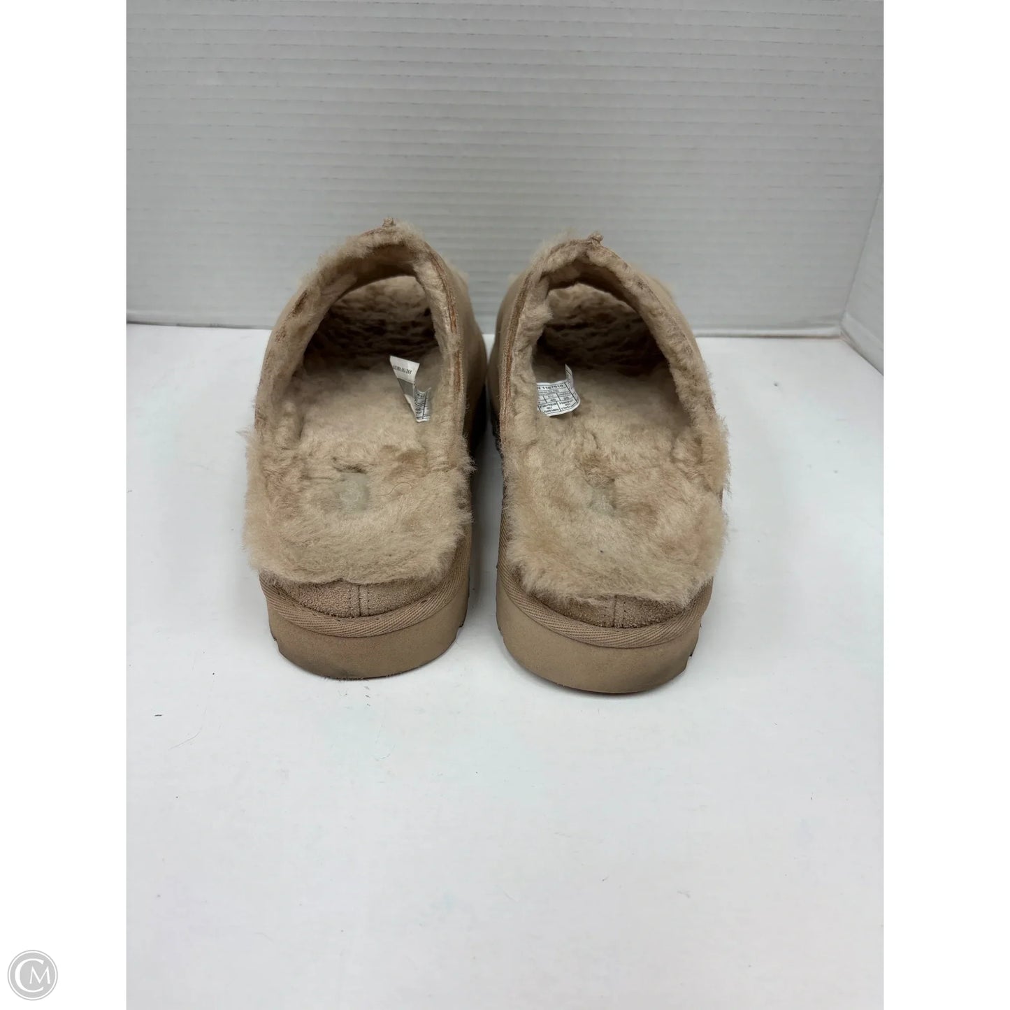 Sandals Designer By Ugg In Beige, Size: 9