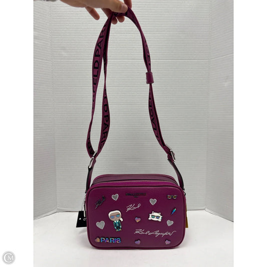 Crossbody Designer By Karl Lagerfeld, Size: Medium