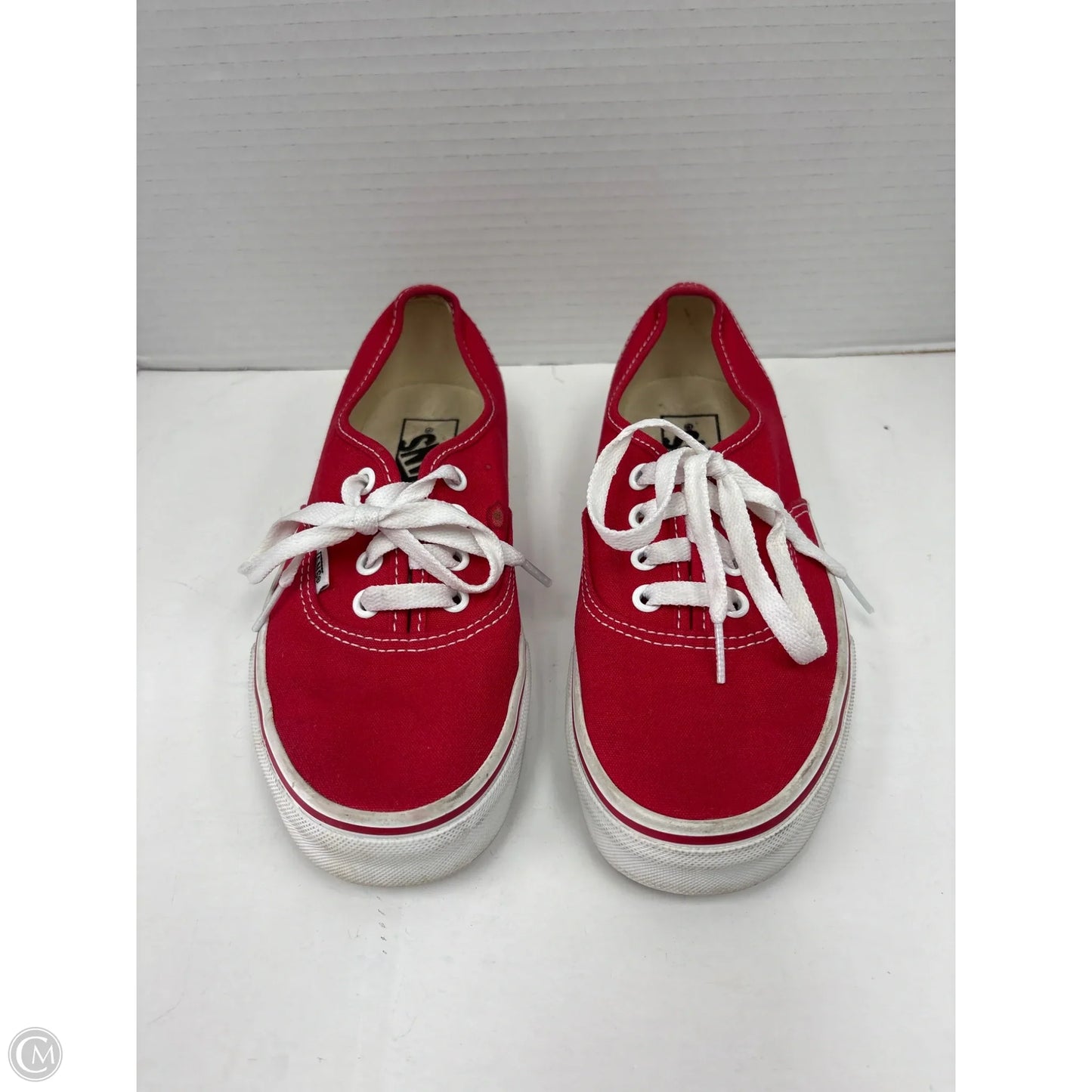 Shoes Sneakers By Vans In Red, Size: 6