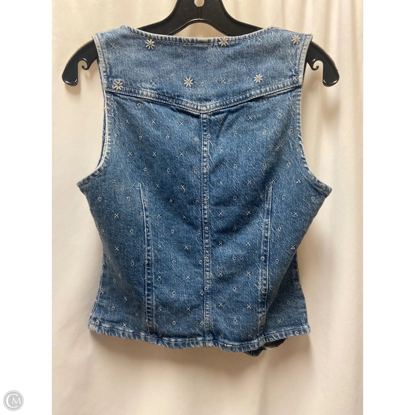 Vest Other By Divided In Blue Denim, Size: S