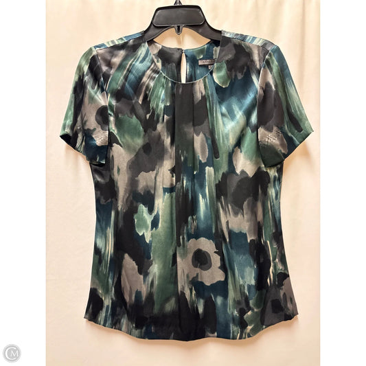 Top Short Sleeve By Anne Klein In Blue & Green, Size: M