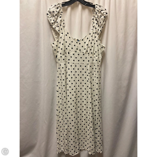 Dress Casual Maxi By Old Navy In Black & White, Size: L