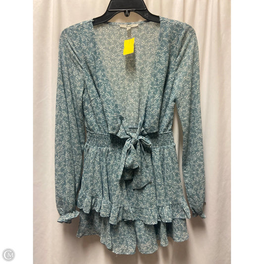 Dress Casual Short By Papaya In Blue, Size: S