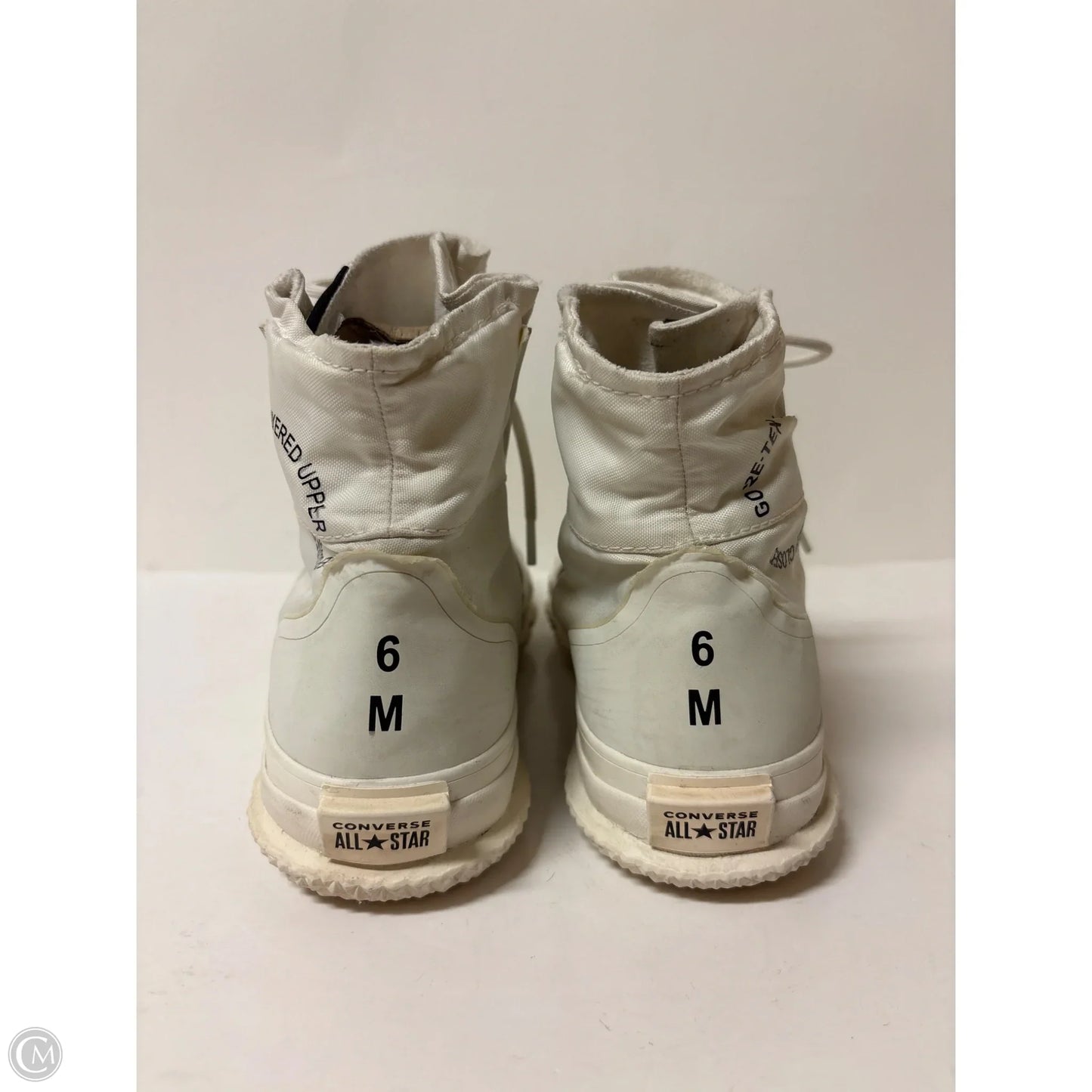 Boots Ankle Flats By Converse In White, Size: 8