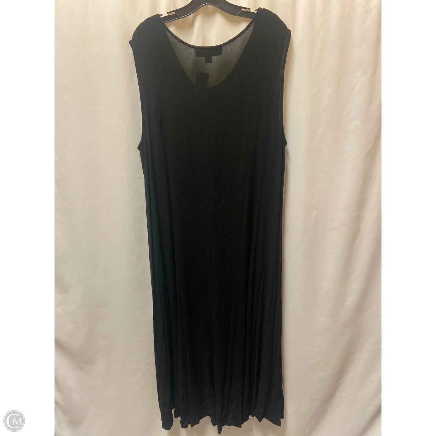 Dress Casual Maxi By Denim 24/7 In Black, Size: 4x