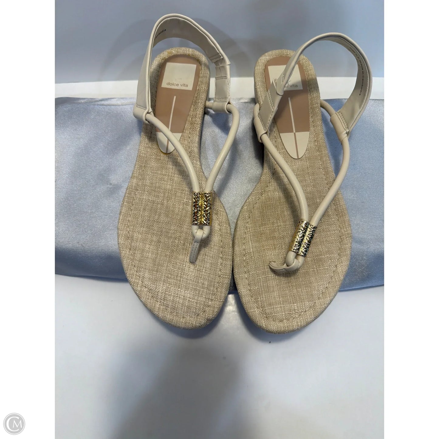 Sandals Flats By Dolce Vita In Cream, Size: 9.5