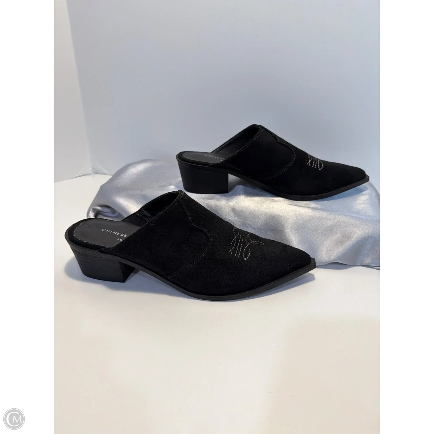 Shoes Heels Block By Chinese Laundry In Black, Size: 7.5