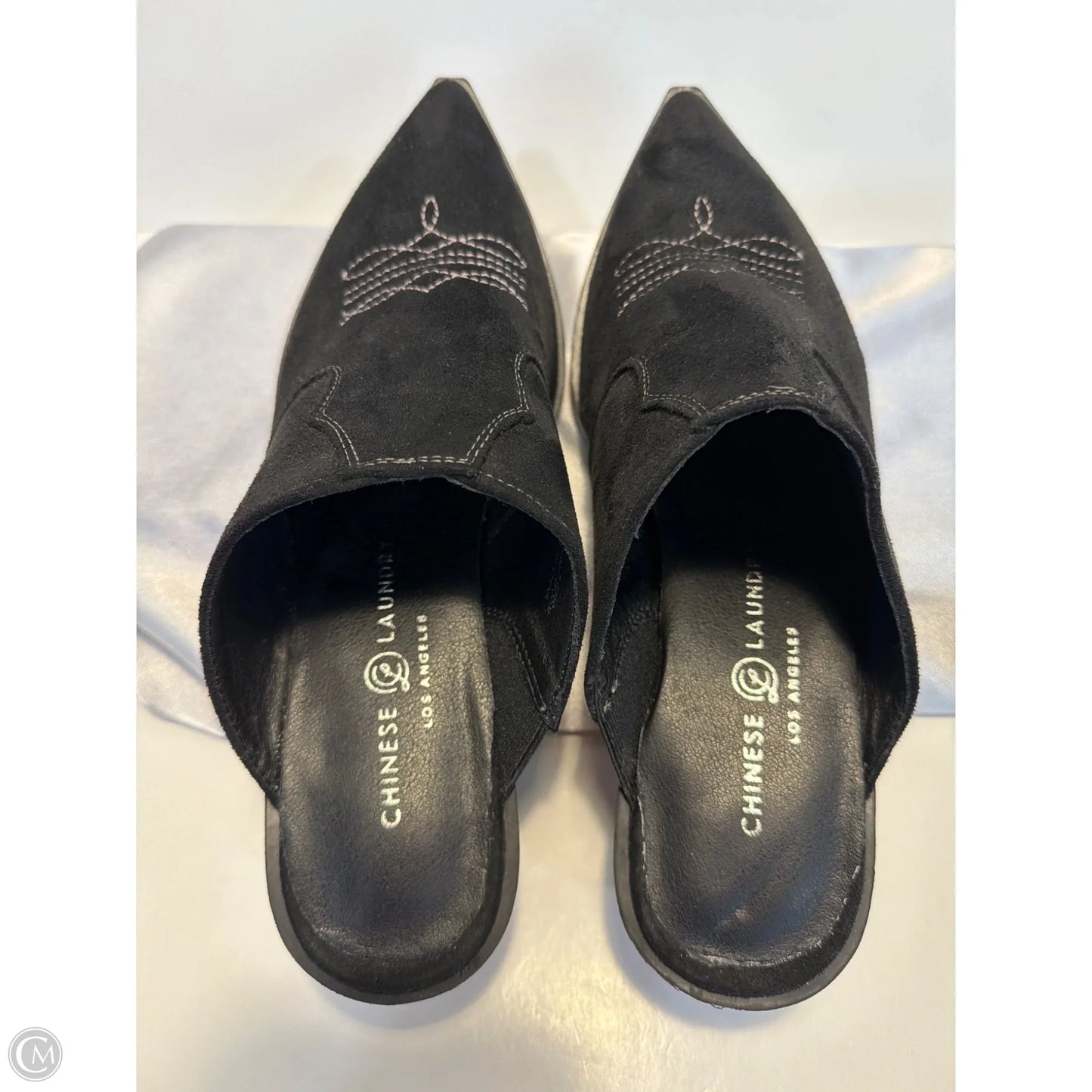 Shoes Heels Block By Chinese Laundry In Black, Size: 7.5
