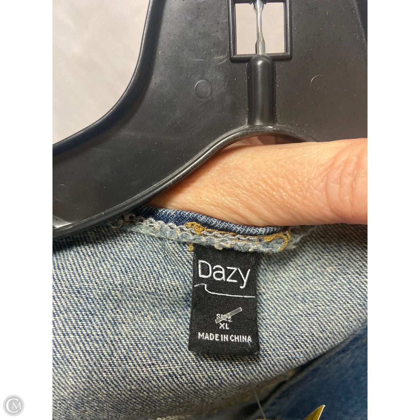 Pants Set 2pc By Dazy In Blue Denim, Size: Xl