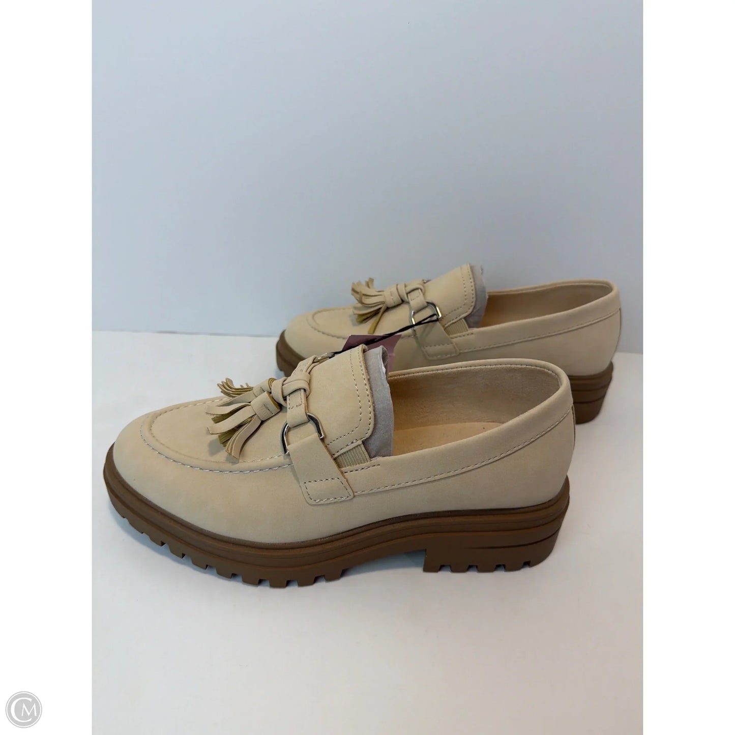 Shoes Heels Block By Serra In Cream, Size: 6