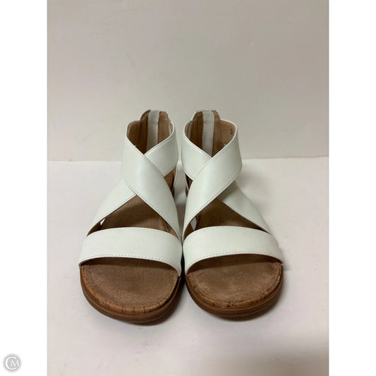 Sandals Heels Wedge By Naturalizer In White, Size: 7