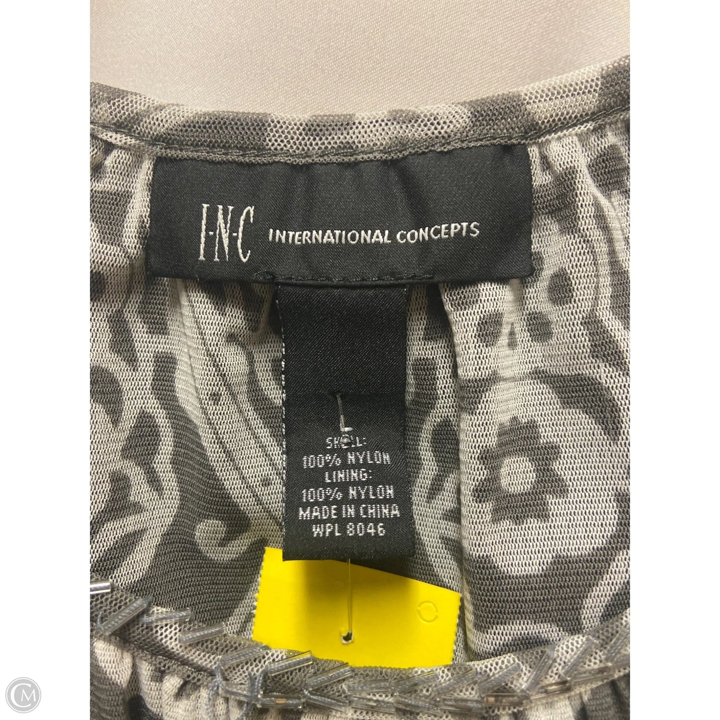 Top Short Sleeve By Inc In Green, Size: L