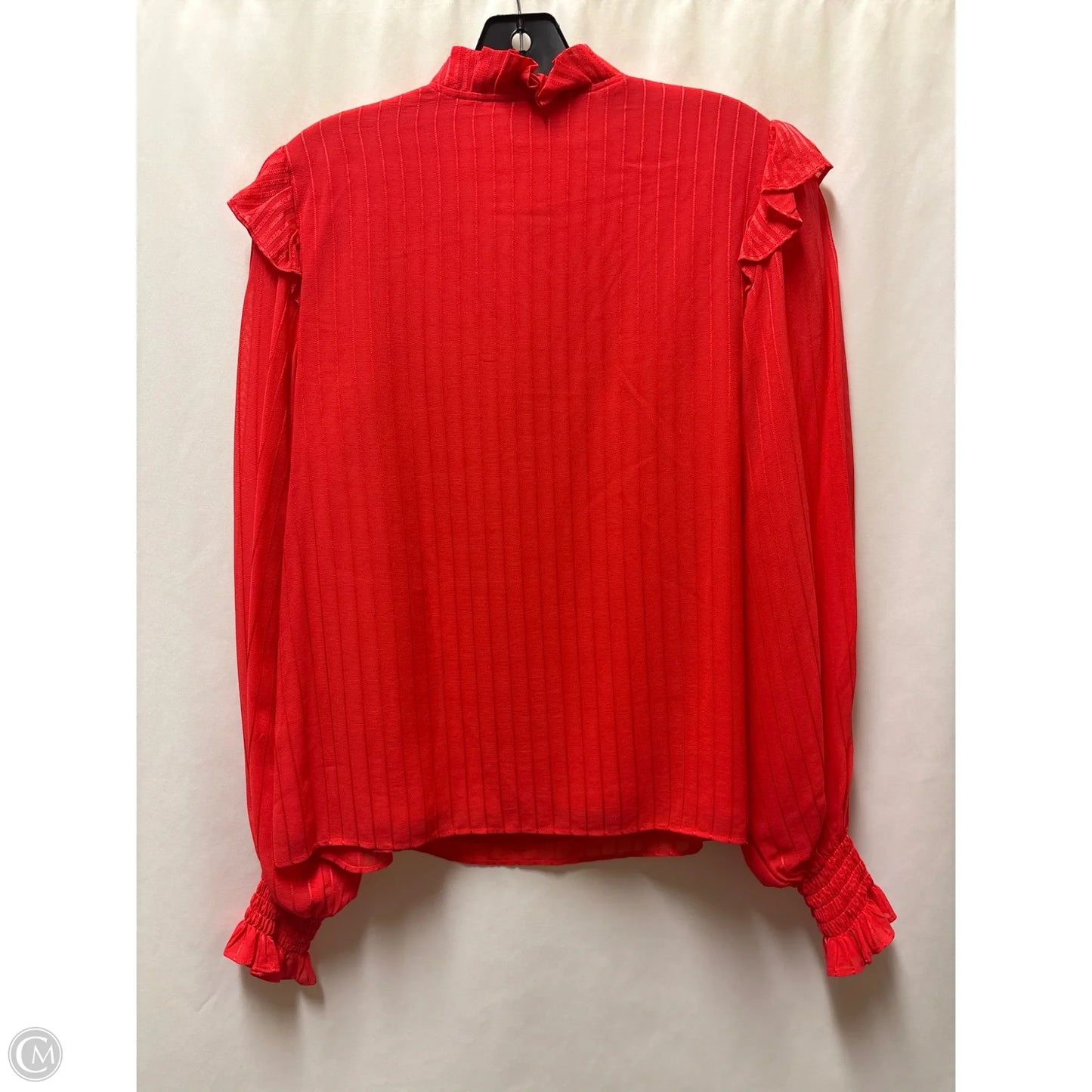 Top Long Sleeve By Ted Baker In Red, Size: 2