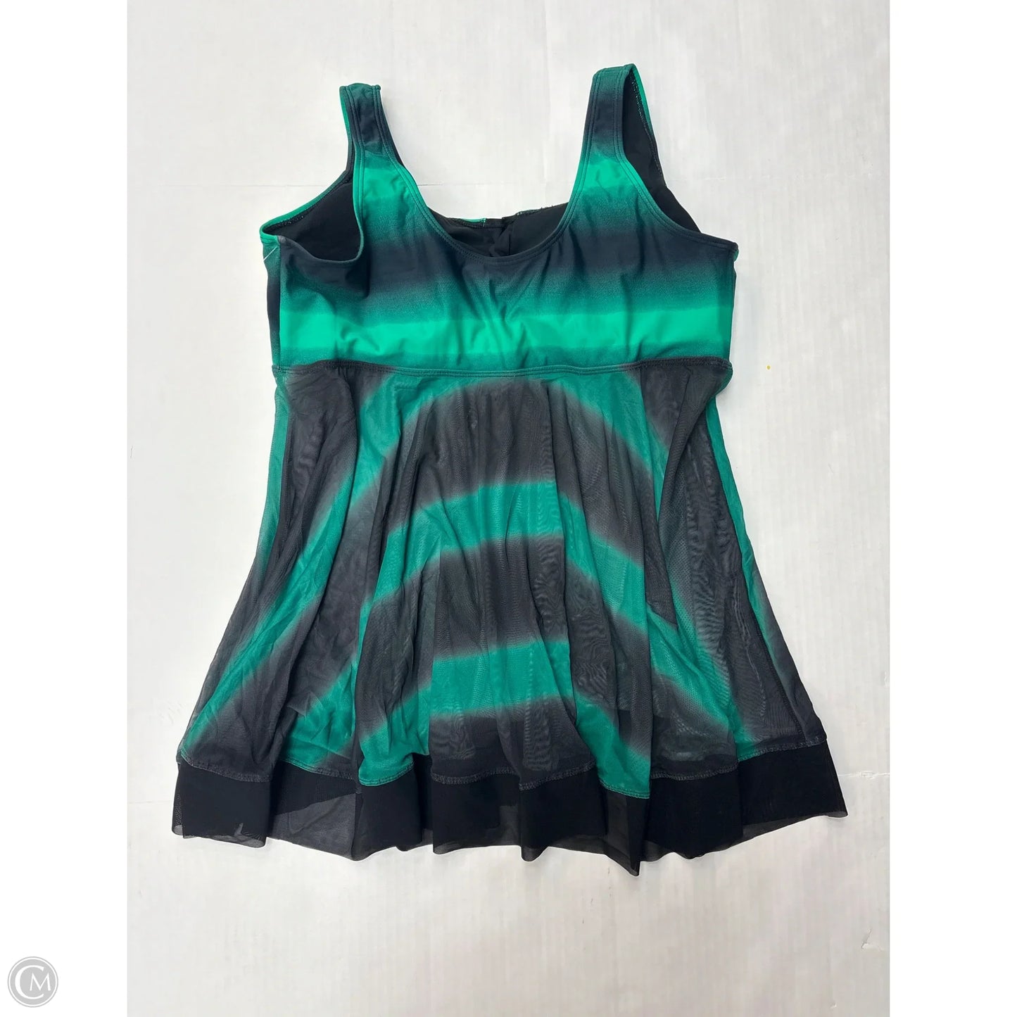 Swimsuit Top By Nine West In Green, Size: Xl