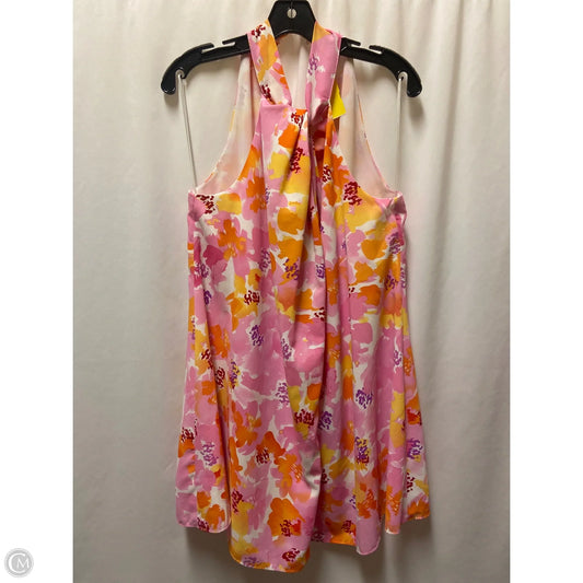 Dress Casual Midi By Aakaa In Pink & Yellow, Size: S