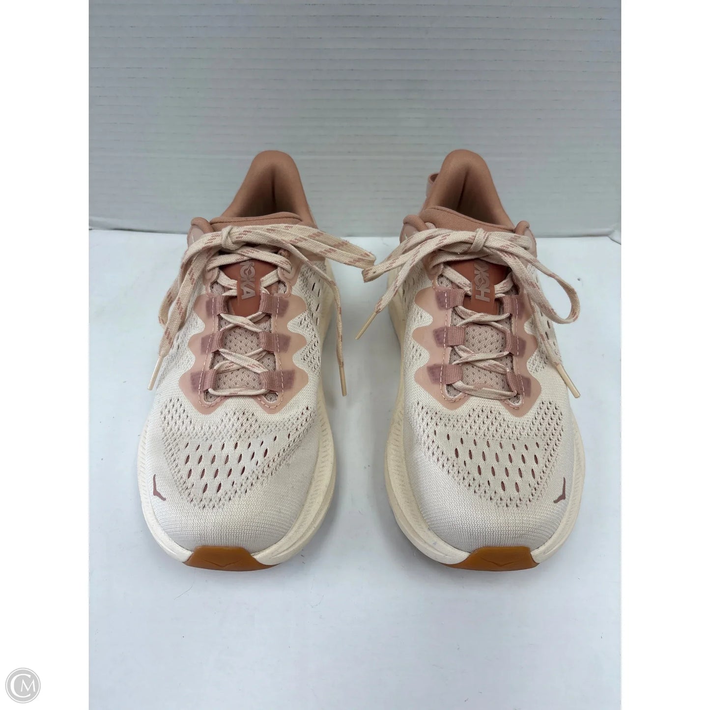 Shoes Athletic By Hoka In Peach, Size: 7