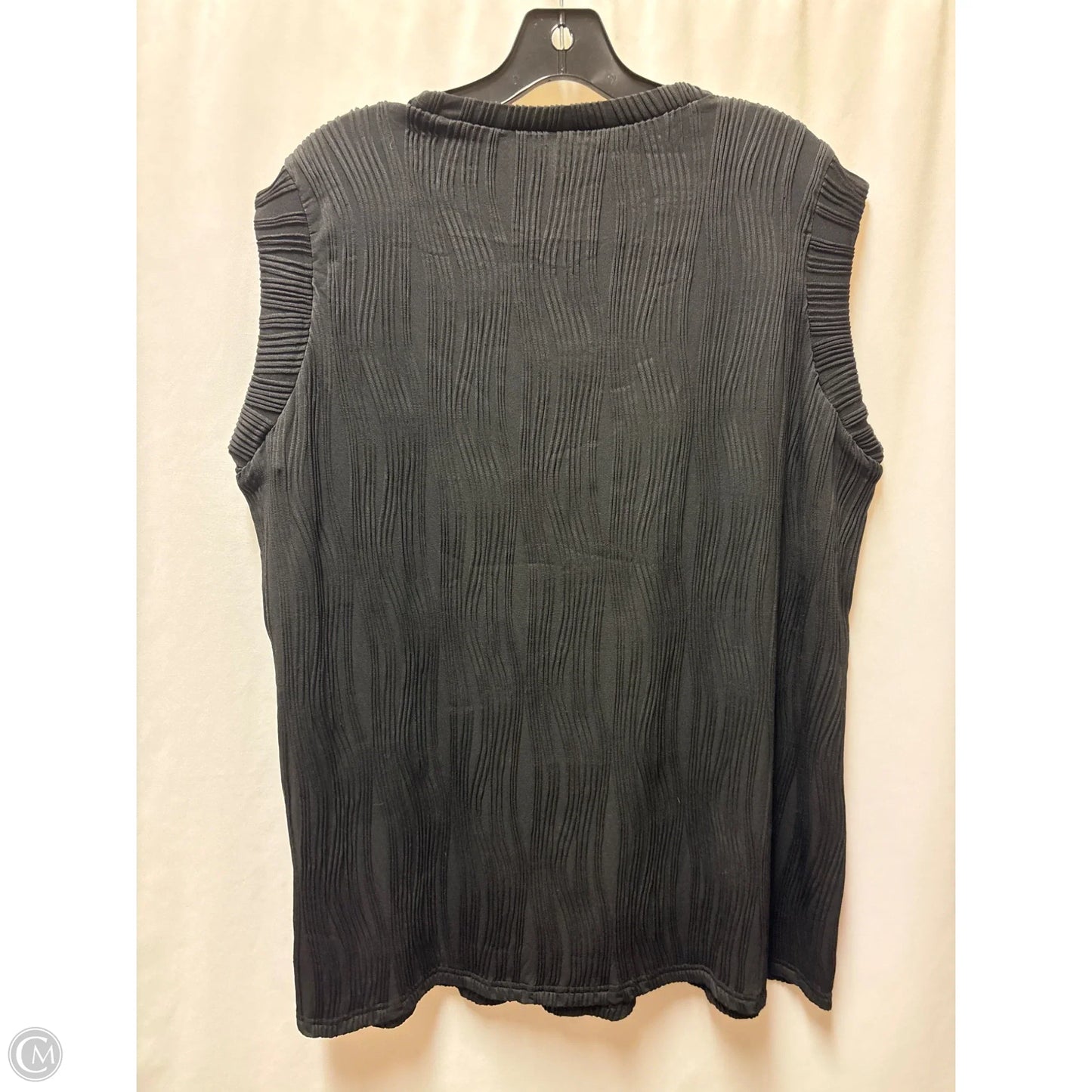 Top Short Sleeve By Nine West In Navy, Size: Xxl