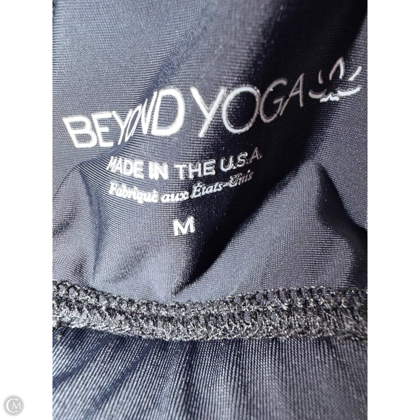 Athletic Bra By Beyond Yoga In Black, Size: M