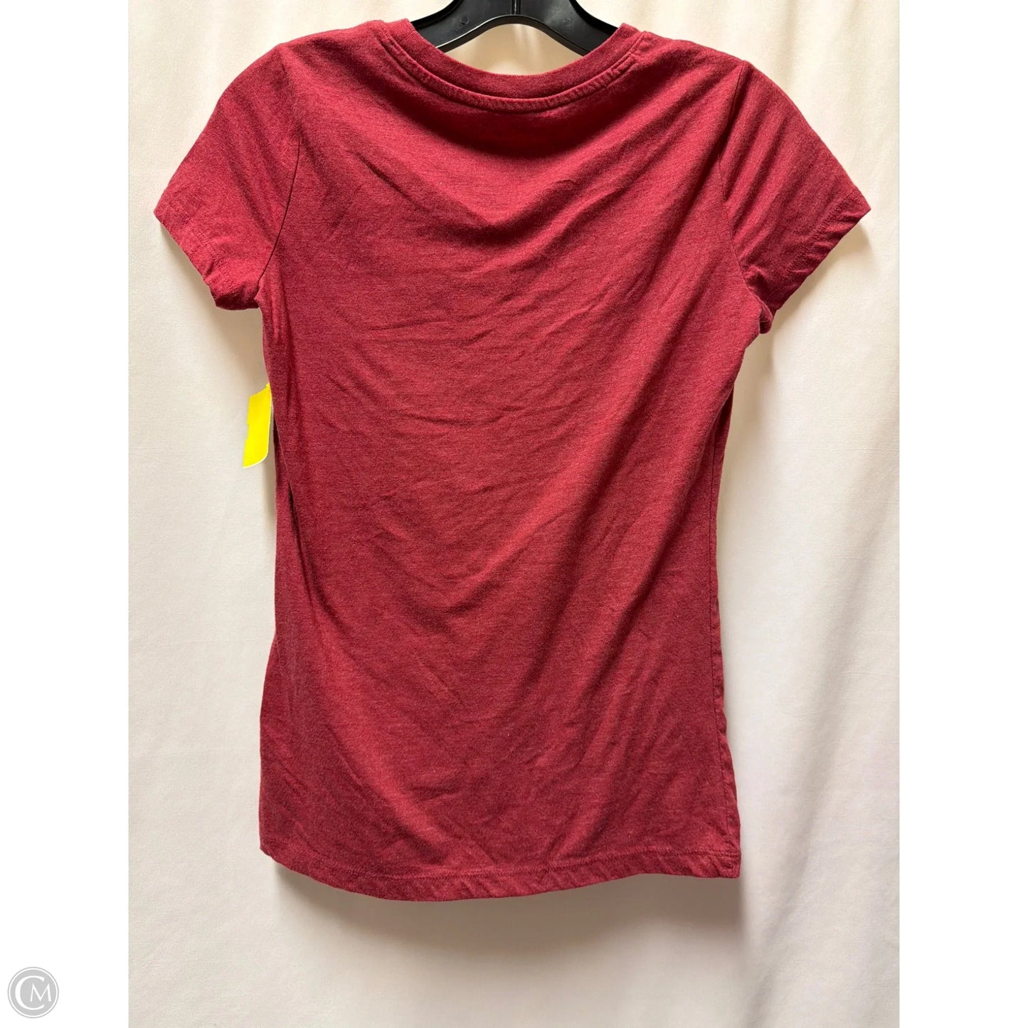 Top Short Sleeve By Aeropostale In Maroon, Size: M