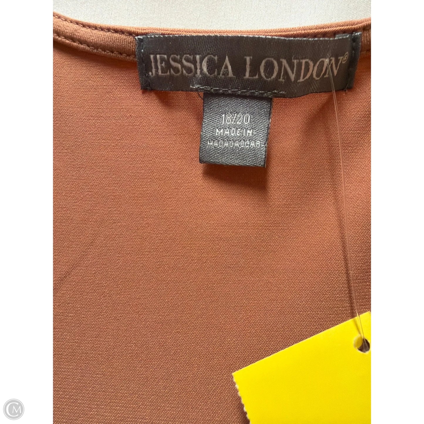 Dress Set 2pc By Jessica London In Copper, Size: 1x