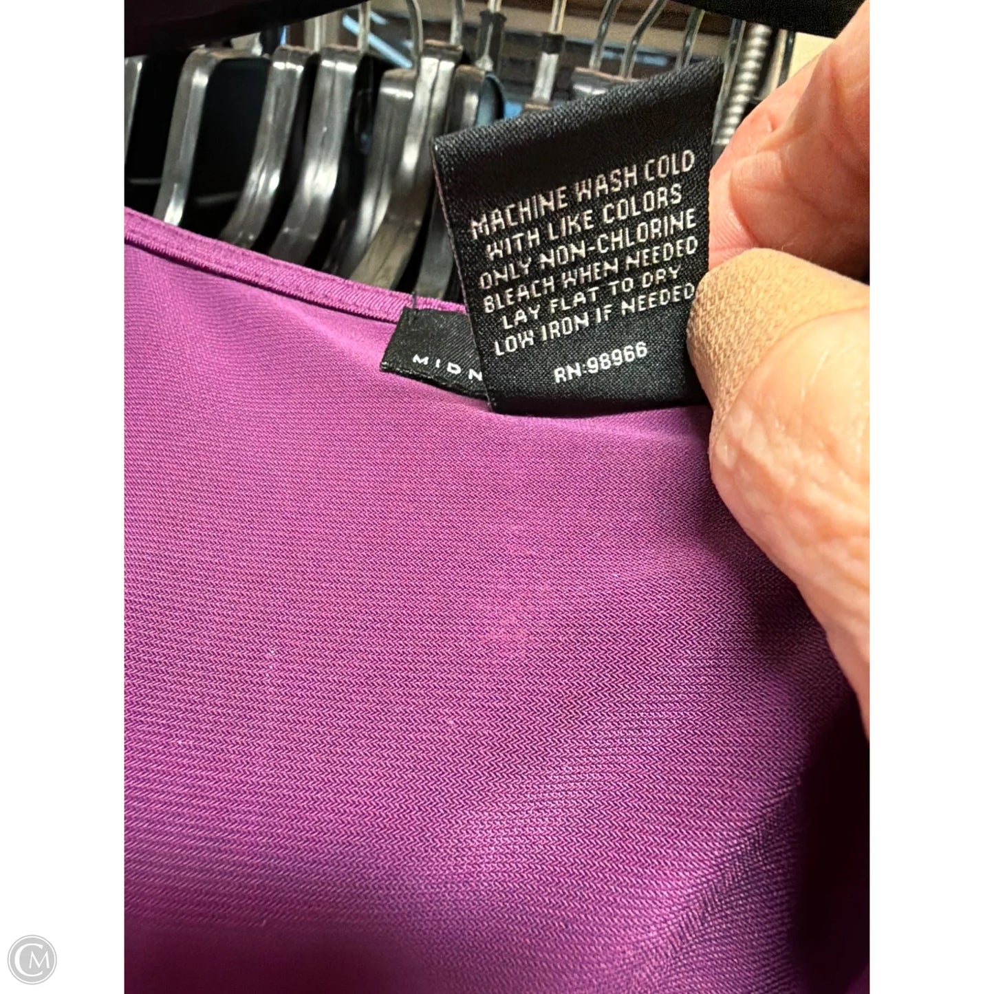 Pants Set 2pc By Clothes Mentor In Purple, Size: 1x