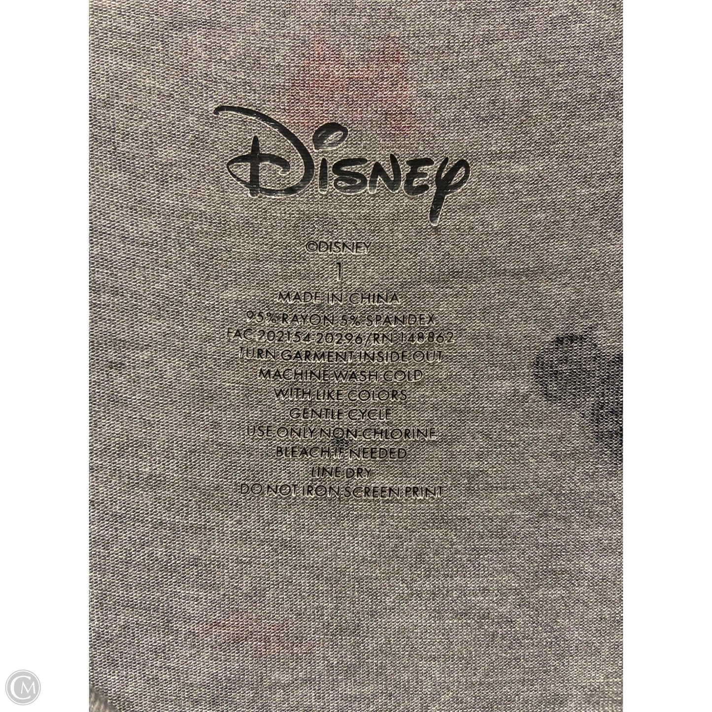 Dress Casual Midi By Disney In Grey, Size: 1x