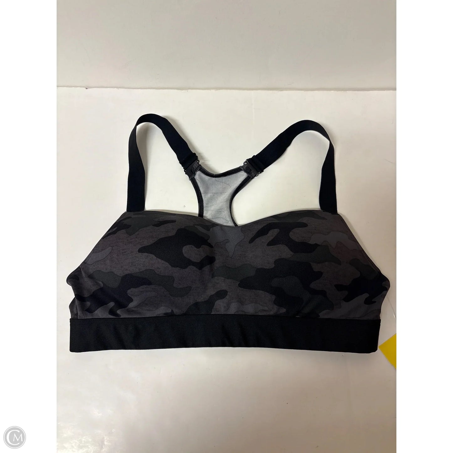 Athletic Bra By Pink In Green & Grey, Size: L