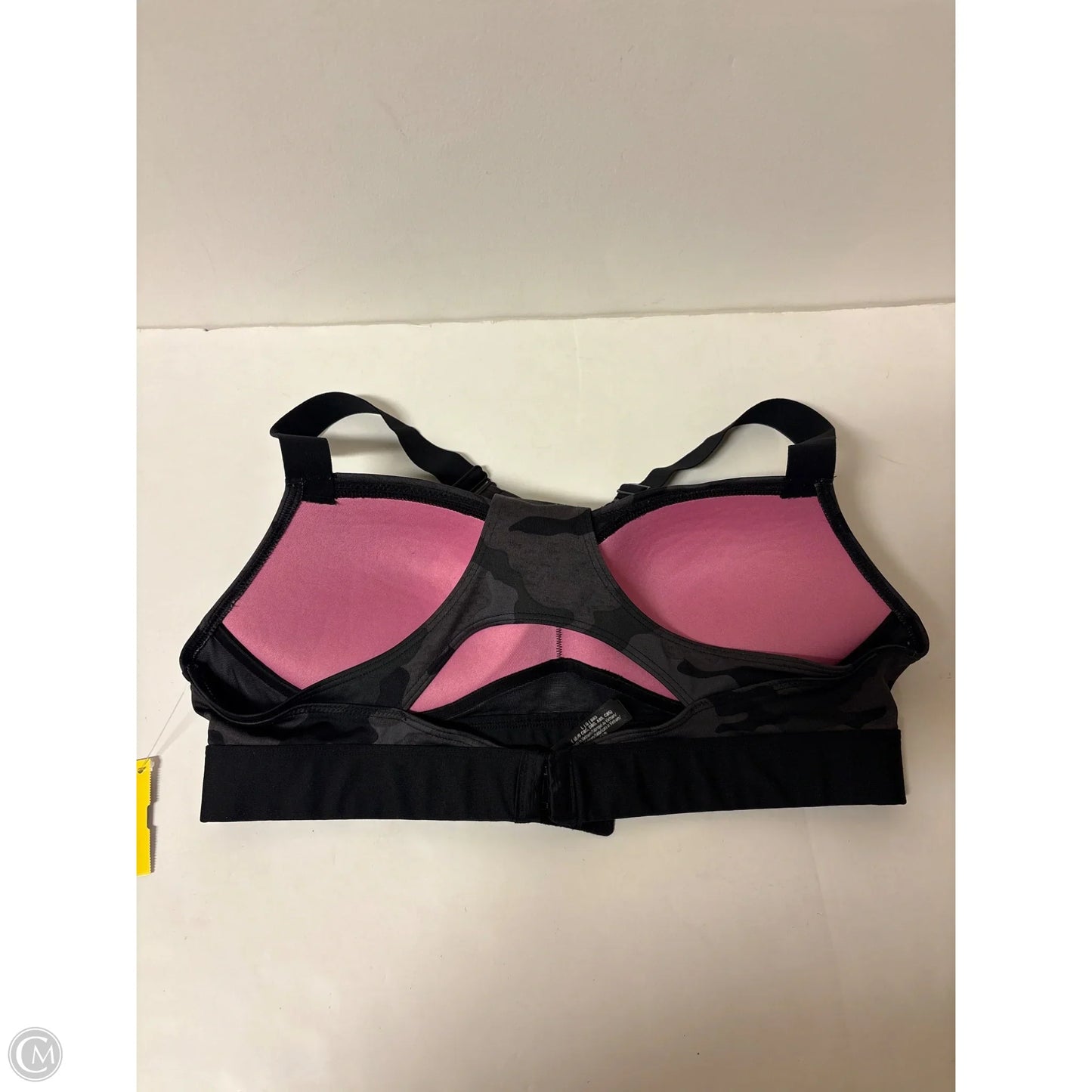 Athletic Bra By Pink In Green & Grey, Size: L