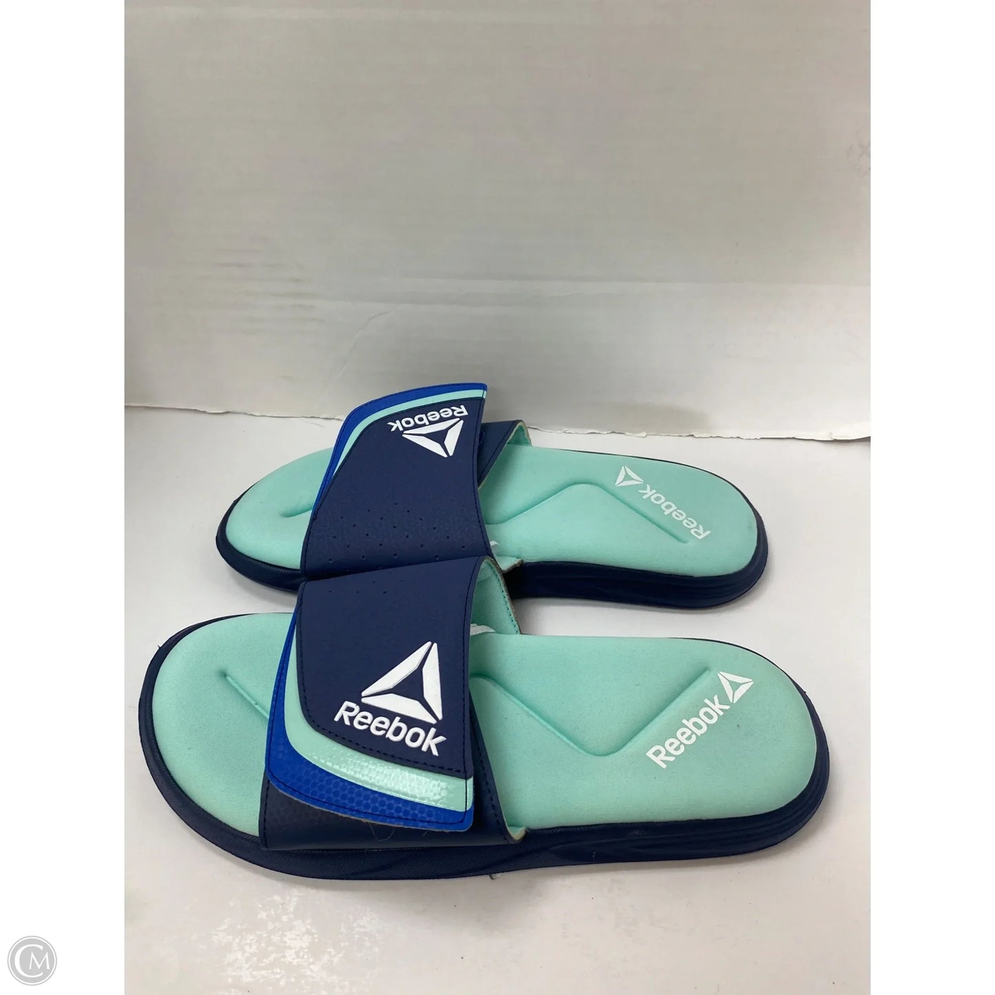 Sandals Flats By Reebok In Teal, Size: 10