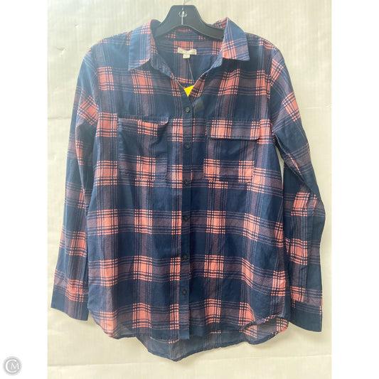 Top Long Sleeve By Gap In Navy, Size: S