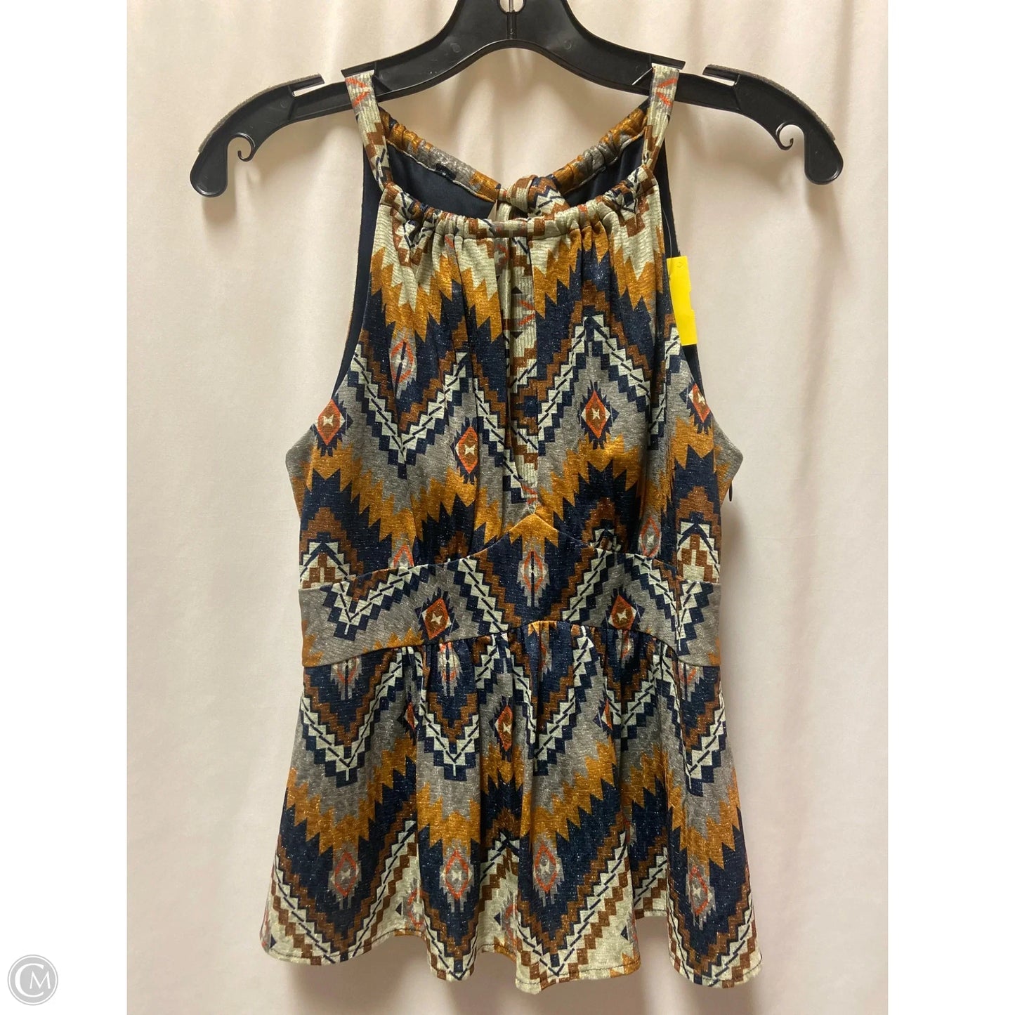 Top Sleeveless By Eva Franco In Navy, Size: S