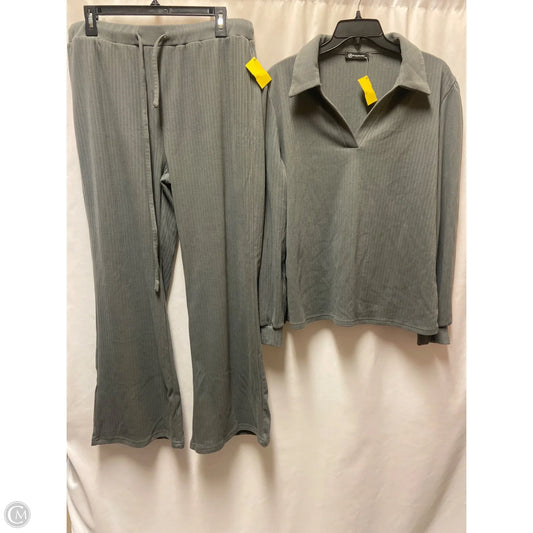 Pants Set 2pc By Prettygarden In Grey, Size: Xl