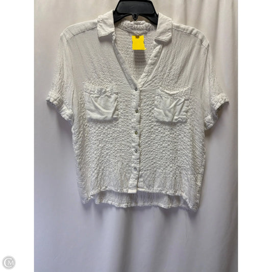 Top Short Sleeve By Jane And Delancey In White, Size: S