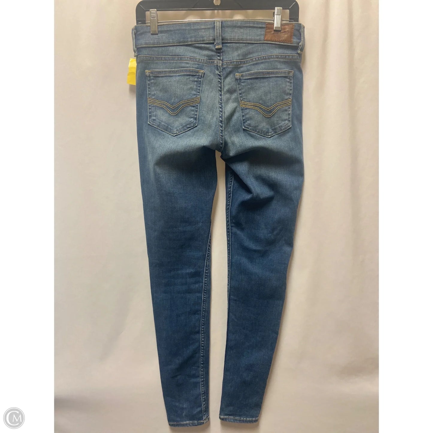 Jeans Skinny By Harley Davidson In Blue Denim, Size: 4