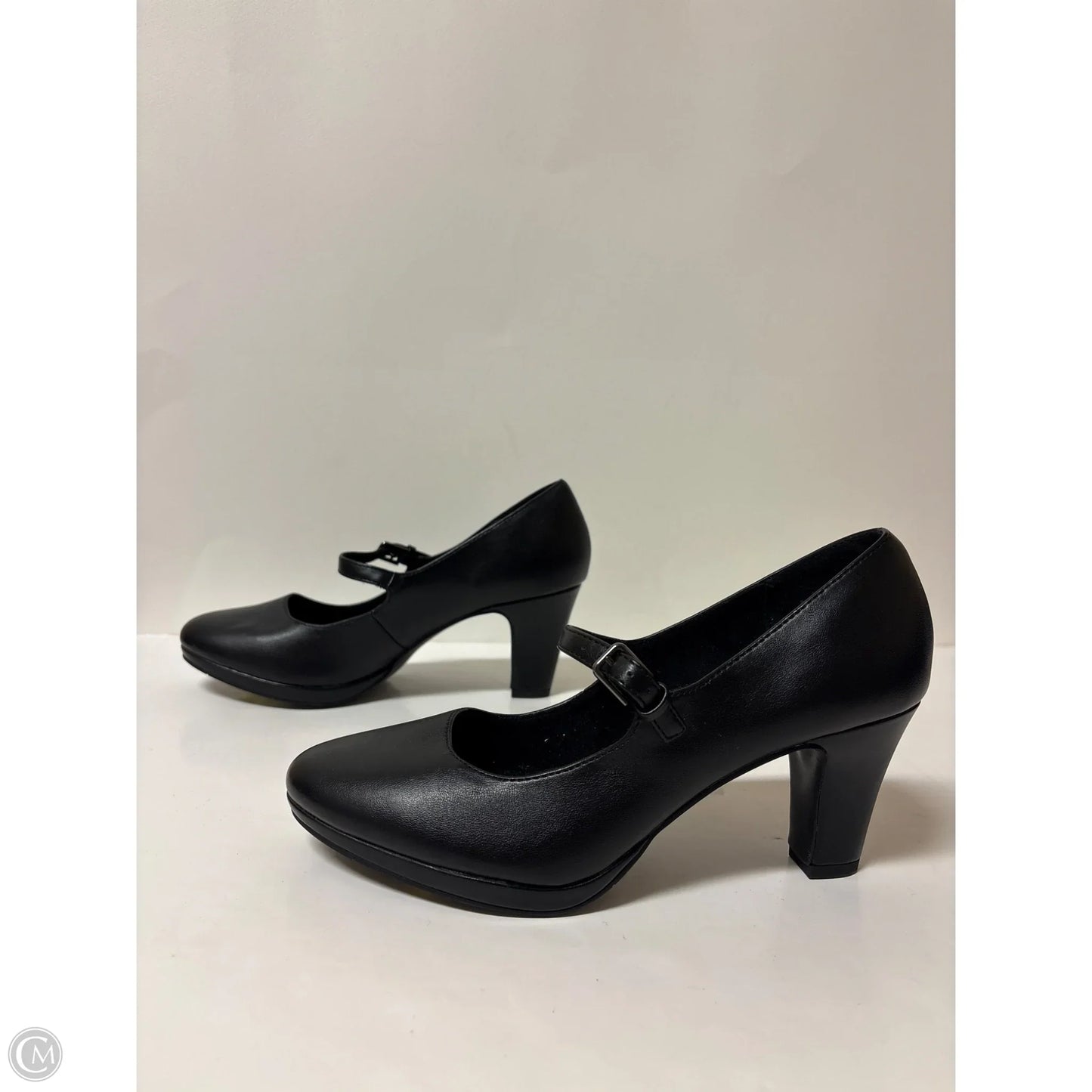 Shoes Heels Block By City Streets In Black, Size: 8