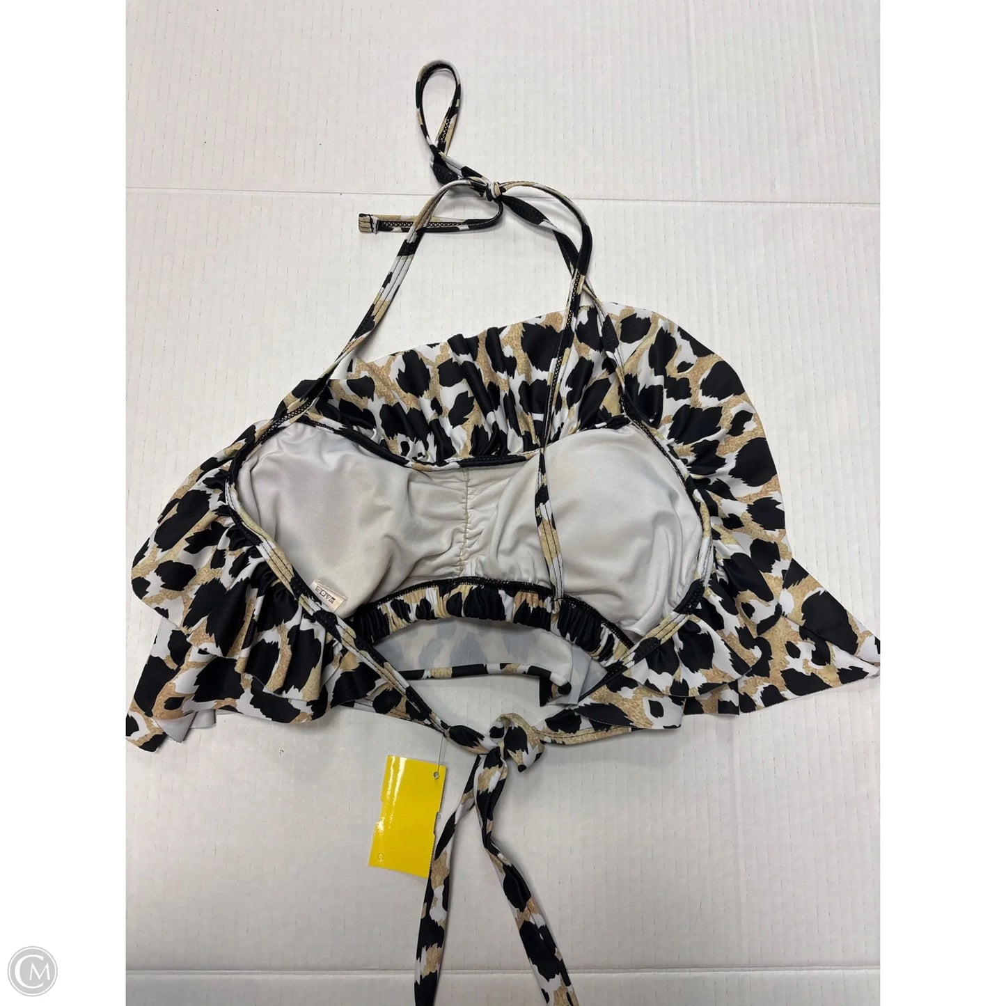 Swimsuit Top By Clothes Mentor In Animal Print, Size: S