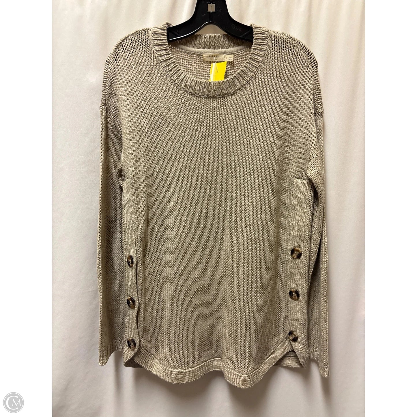 Sweater By Harper In Tan, Size: L