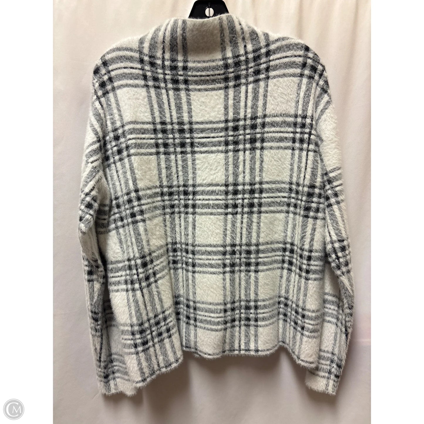 Sweater By Tahari In Black & White, Size: M