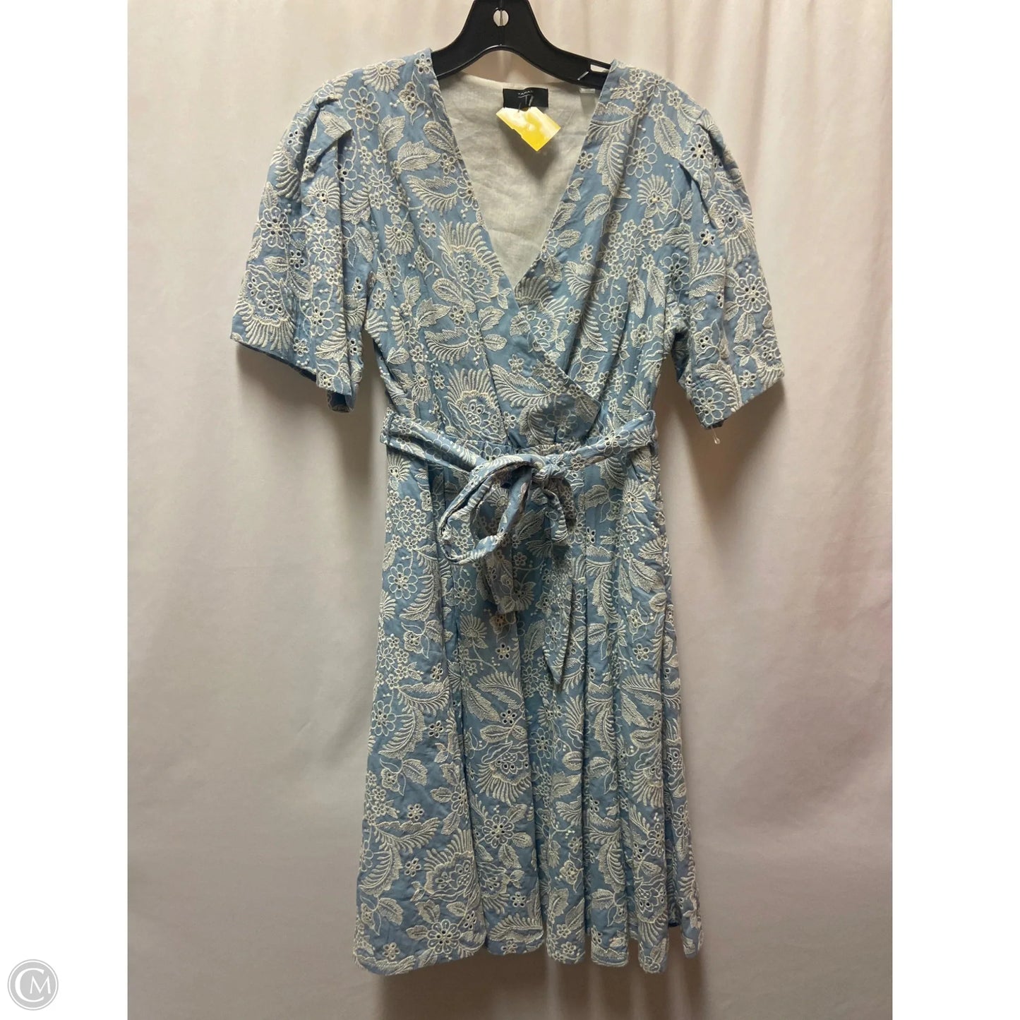 Dress Casual Midi By Tahari In Blue, Size: Lp