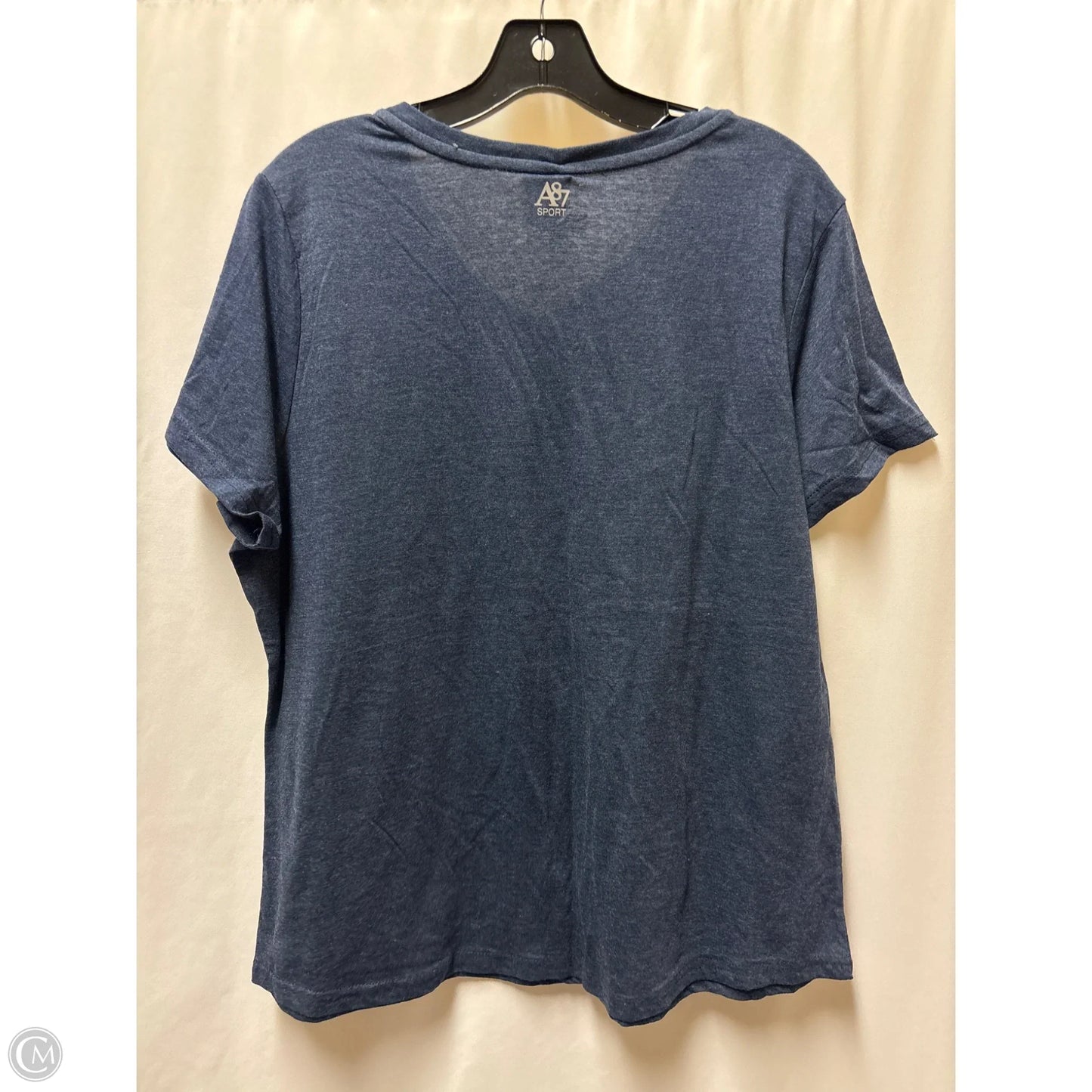 Top Short Sleeve By Aeropostale In Blue, Size: 1x
