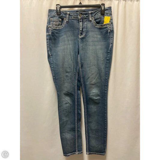 Jeans Straight By Earl Jean In Blue Denim, Size: 10
